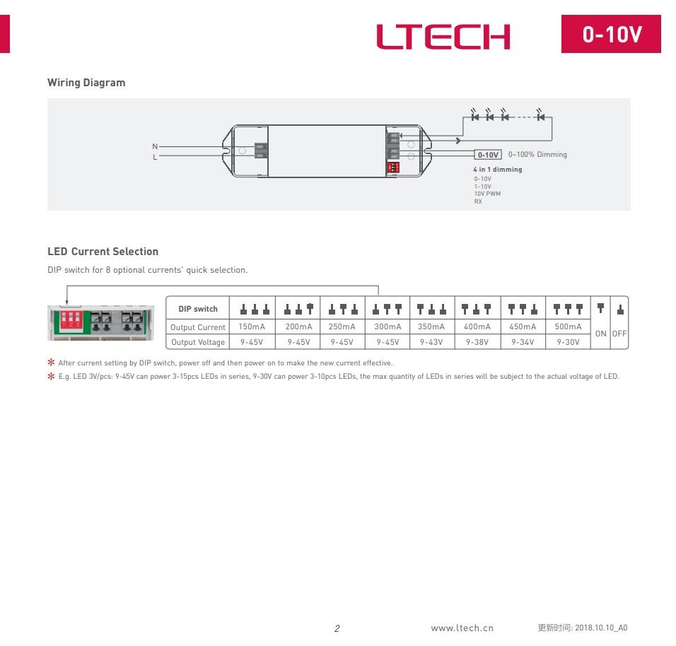 Ltech Ad 15 150 500 G1a Controller 15w 150 500ma Led