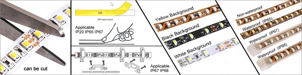12v 335 Smd Side Emitting Led Strip 5m 300leds Flexible Light 16 4ft