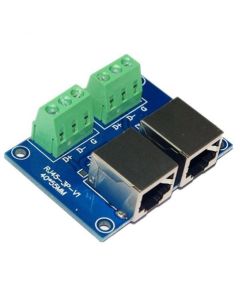 Terminal Adapter RJ4 3P to RJ45 Converter DMX Controller Decoder RJ45-3P