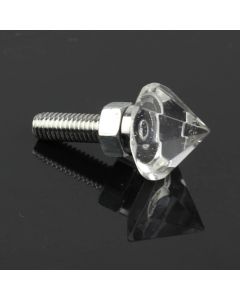 Lot 15MM Diamond Shape Crystal Beads For Fiber Optic Chandelier Crystal Bead 100pcs 