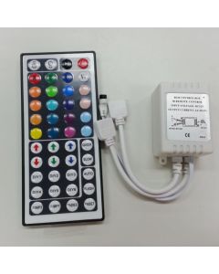 44 Key RGB Controller IR Remote Control with 2 outputs DC 12V 2pcs