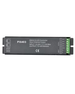 PX403 Constant Voltage 12A LED RGBW DMX Decoder Euchips Controller