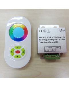 5 Keys Touch Remote Aluminum Box RGB full color RF controller