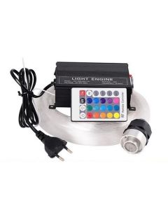 0.75mm*150pcs/200pcs/300pcs*2m 16W RGBW Engine Led Fiber Optic Light Star Ceiling