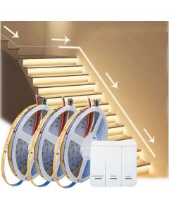 WS2811 Running Water Flowing COB LED Strip Light 24V Horse Race