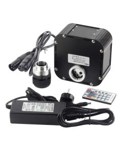 50W DMX RGBW Twinkle LED Fiber Optic Light Engine With RF Remote