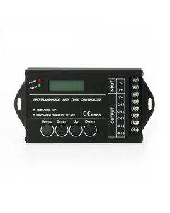 TC420 timer programmable LED light controller, 20 timer with 5CH config,4A/CH, 12V 24V support, for fish tank, plant grow