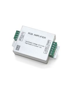 12A RGB LED Amplifier Aluminum Case for 12V 24V 3528 5050 RGB Strip