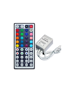 DC 12V Common Cathode RGB LED Controller With 44 Button IR Remote Control