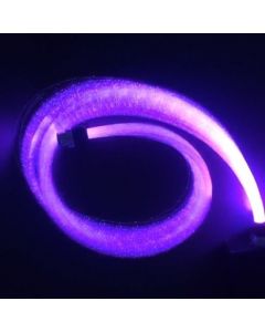 1.5mm PMMA Sparkle Flash Point Glow Plastic Optical Fiber Cable 700M