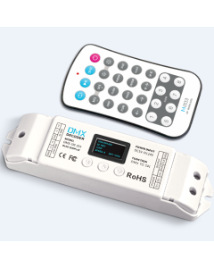 LED Controller LTECH DMX-SPI-203 DMX-SPI Decoder With Remote 16 Modes