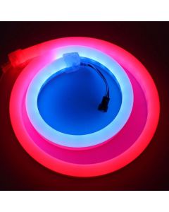 5V WS2812B RGB Led Neon Pixel Light Rope 1M 60LEDs Waterproof Milky Tube