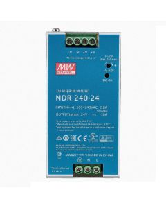 NDR-240-24 Mean Well 24V DC 240W Industrial DIN RAIL