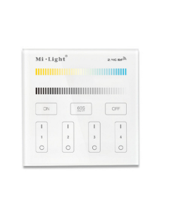 B2 MiBoxer Mi.Light 4 Zones Color Temperature Led Panel CCT Controller