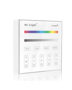 MiLight B3 4-Zone RGB RGBW Wall Mounted Touch Panel LED Controller