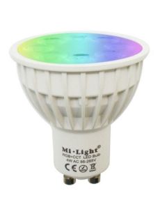 MiBoxer FUT103 2.4G WiFi RGB+CCT GU10 Bulb 4W Led Spotlight Mi.Light