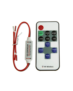 Mini Dimmer RF Wireless Remote Controller For Single Color LED Strips