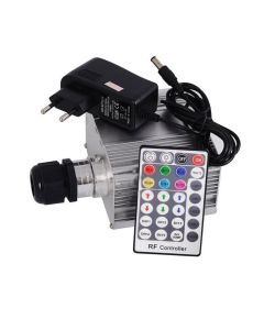 10W RGBW LED Fiber Optic Engine Machine Driver with RF Remote controller