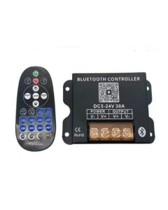 Smart LED Bluetooth Controller 30A Dimmer with RF 25-Key Wireless Remote