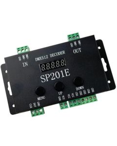 SP201E DMX512 Decoder 5-24V DMX Converter Controller DMX512/1990 1024 Pixel