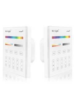 T4 MiBoxer MiLight Wireless Controller 4-Zone RGB+CCT Panel Remote High Voltage