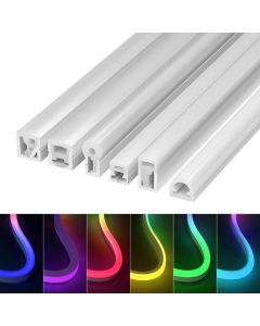 Flexible Soft Led Neon Sign Tube For SK6812 WS2812B WS2811 Strip IP67 Waterproof Silica Gel