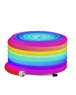 WS2812B LED Strip Neon Light 360 Degree Round Reticulate Pattern DC 5V WS2811 RGB Pixel Addressable Tape 50Leds/m IP67