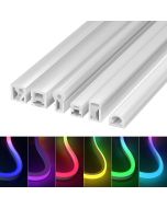 Flexible Soft Led Neon Sign Tube For SK6812 WS2812B WS2811 Strip IP67 Waterproof Silica Gel 16.4ft